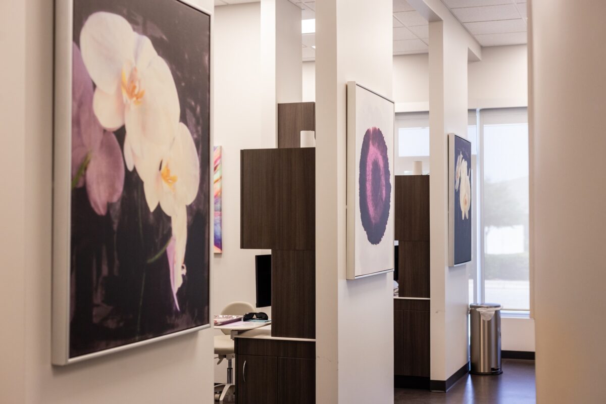 Office Interior Picture of Hallway to Exam Rooms